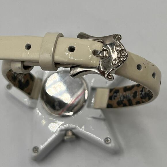 Betsey Johnson Starlette White Star Shaped Glitter Watch New‎ Battery BJ2130 main image 5